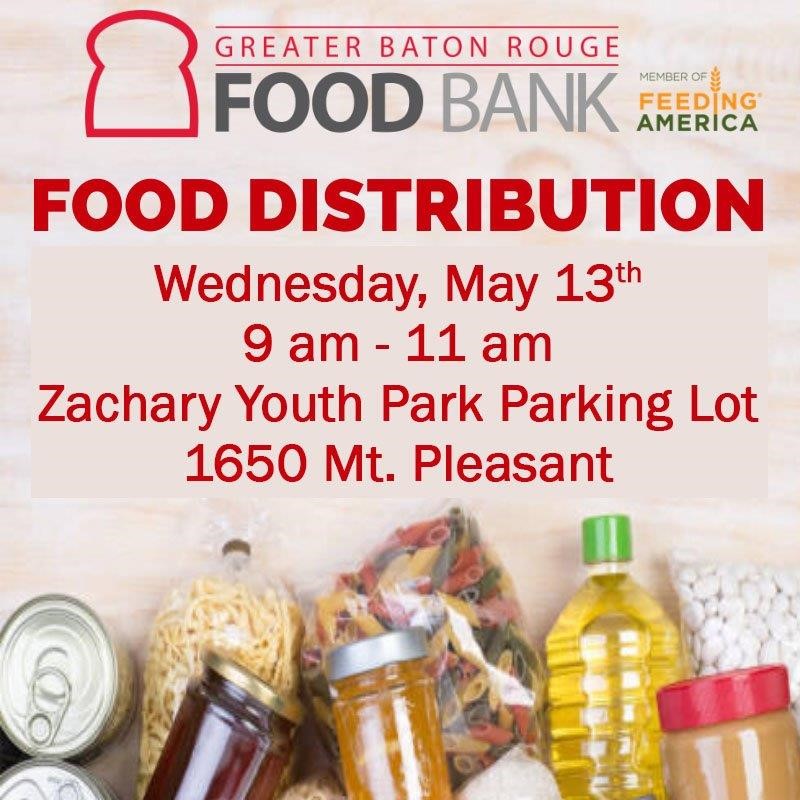 Greater Baton Rouge Mobile Food Bank Distribution Set for May 13 in Zachary