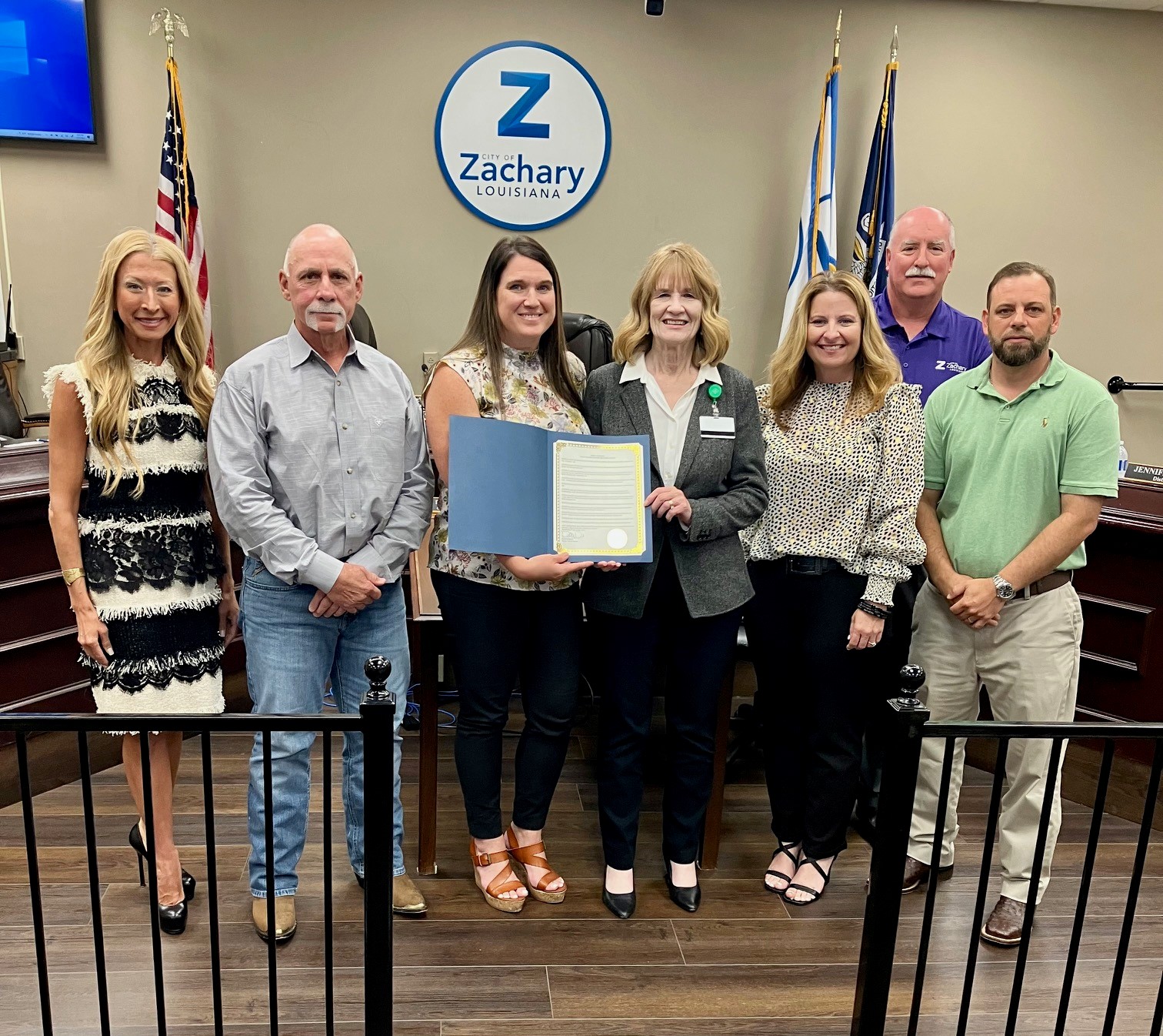 City of Zachary Proclaims July Parks and Recreation Month